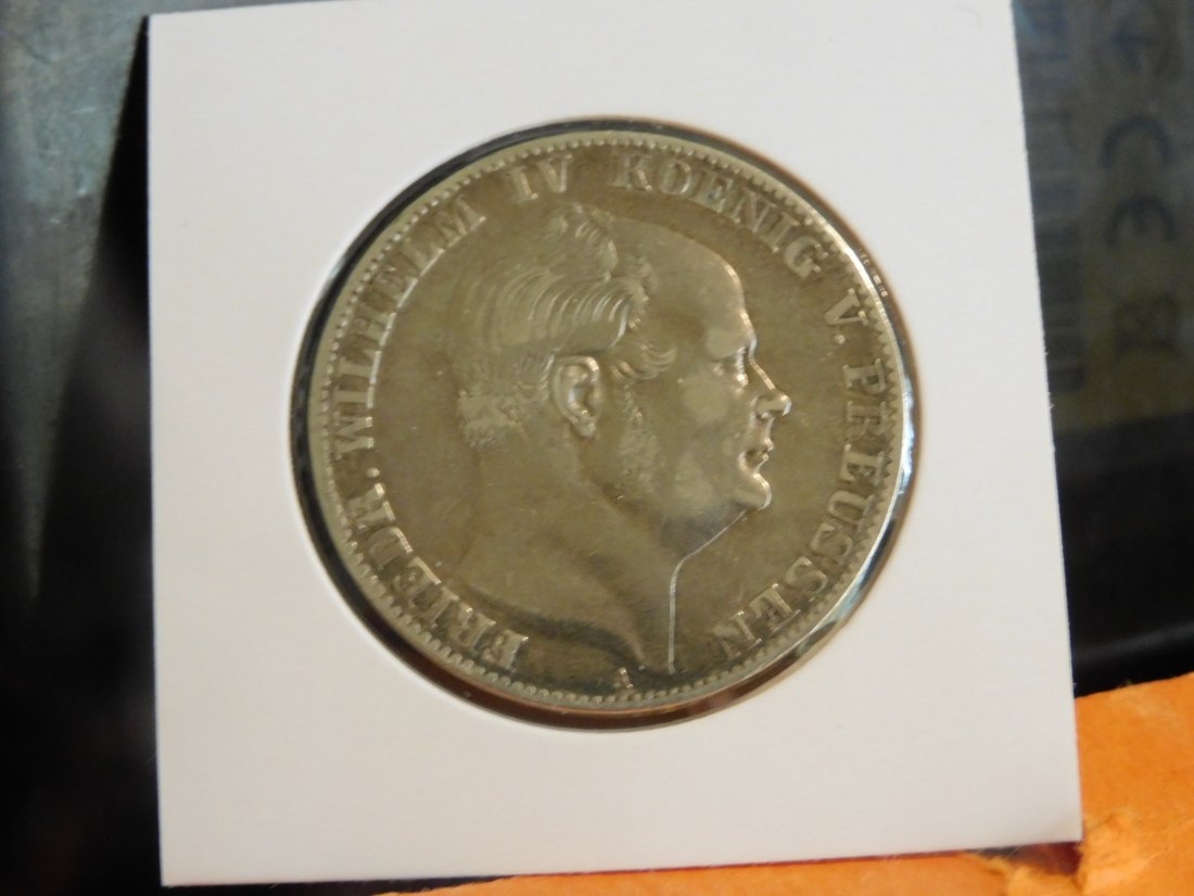  GERMANY 1 THALER 1860 PRUSSIA.GRADE-PLEASE SEE PHOTOS.   