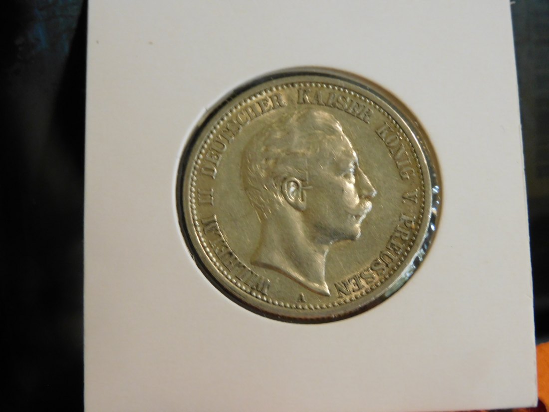 GERMANY 2 MARK 1907 PRUSSIA.GRADE-PLEASE SEE PHOTOS.