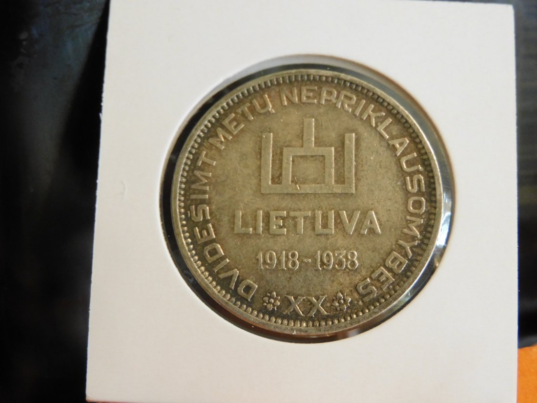  LITHUANIA 10 LITU 1938.GRADE-PLEASE SEE PHOTOS.   