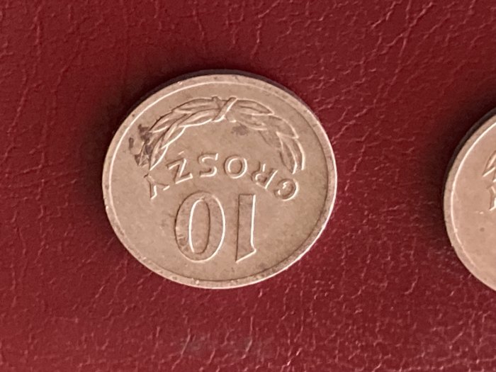  Münze Umlaufmünze Polen 10 Groszy 1973 mit Münzzeichen   