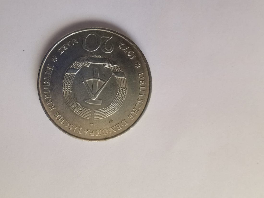 20 Mark 1972 A Friedrich V.Schiller 1759- 1805