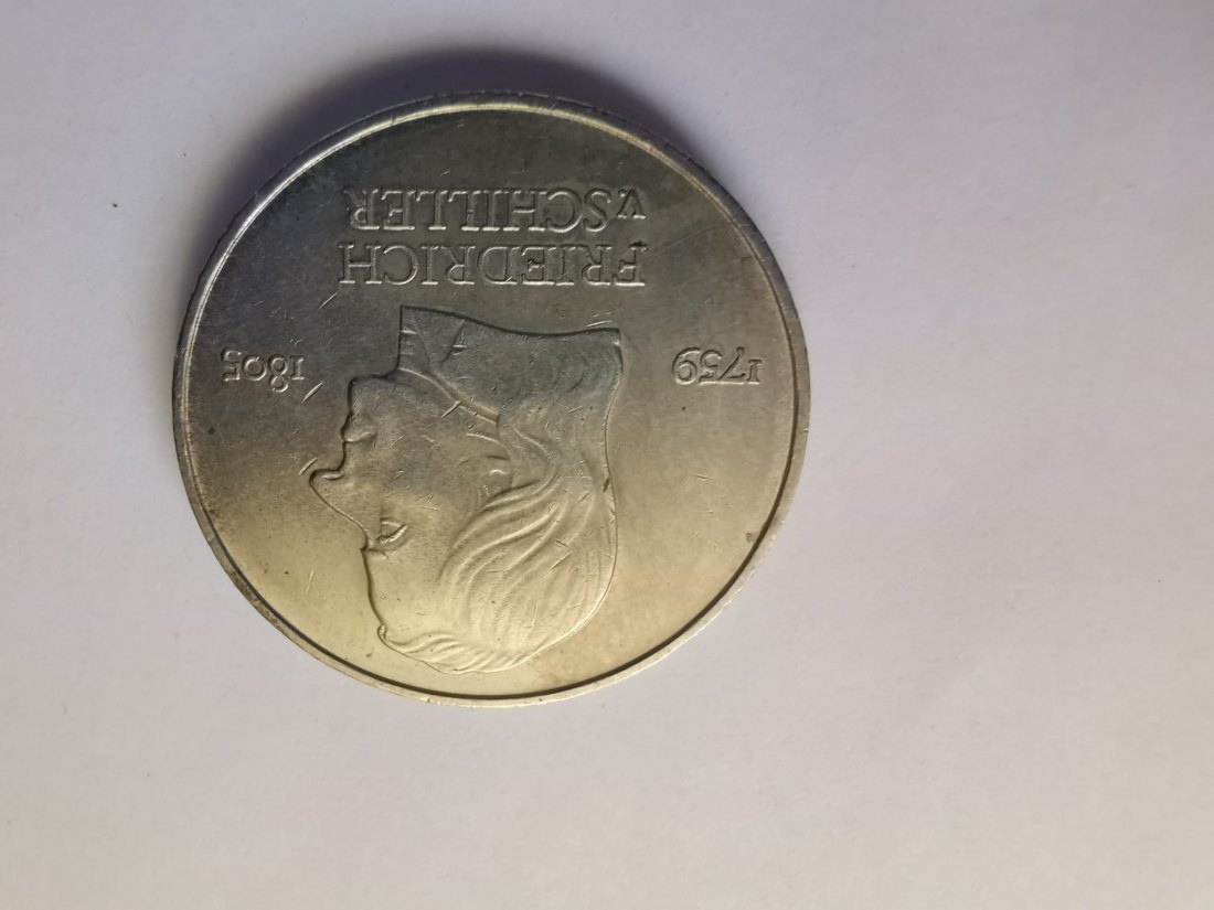  20 Mark 1972 A  Friedrich V.Schiller 1759- 1805   