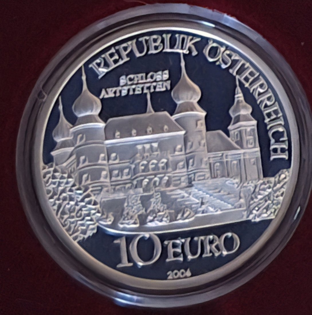 10 Euro Österreich 2004 925er Silber 16g Feingewicht ex 60.000