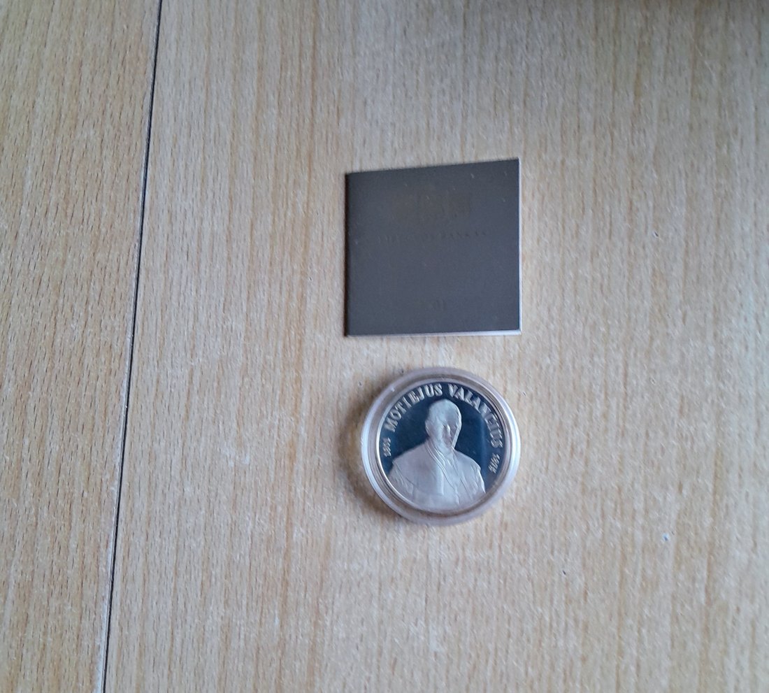50 Litu 2001 PP Valanciaus Original Kapsel+Zertifikat+Verpackung RAR nur 2000 Stück Porto 6,20 Euro