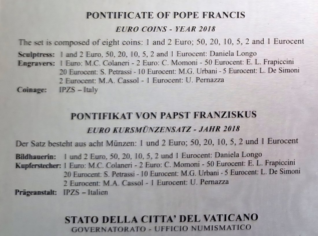  KMS 3,88 Euro Vatikan 2018 Papst Franziskus (2)   