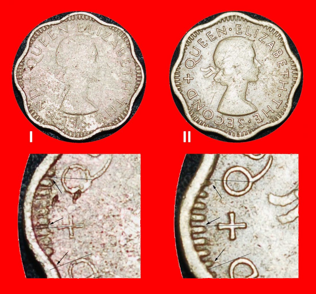  Ⰶ GREAT BRITAIN & INDIA: CEYLON ★ 2 CENTS 1955, 1957! 2 DISCOVERY COINS! ★LOW START ★ NO RESERVE!   