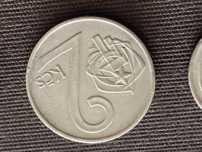 Münze Umlaufmünze Tschechoslowakei 2 Kronen 1974   