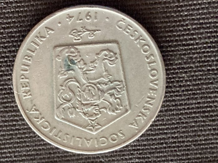  Münze Umlaufmünze Tschechoslowakei 2 Kronen 1974   