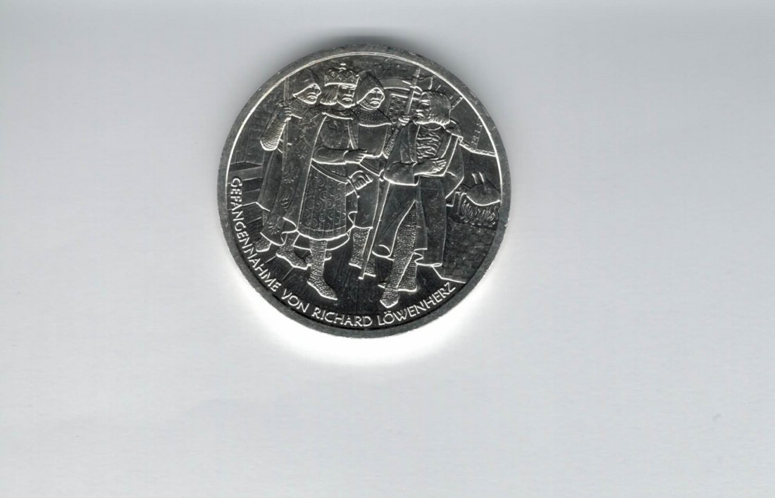  10 Euro 2009 Dürnstein Richard Löwenherz silber 925/16g fein Österreich Spittalgold9800 (4971/16   