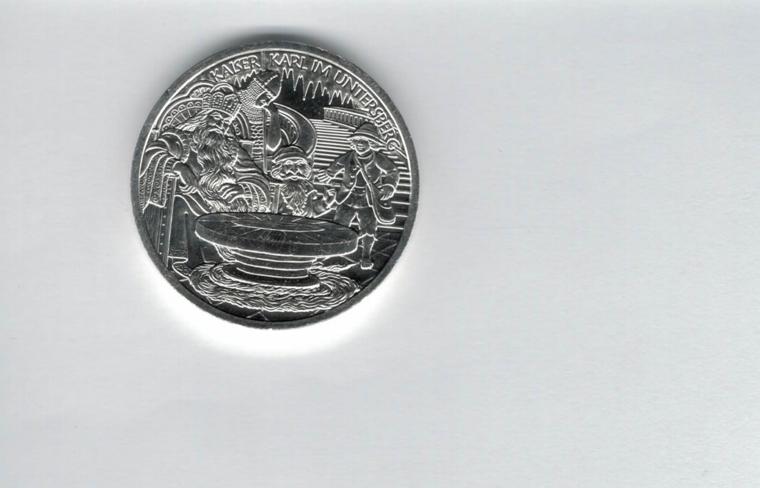  10 Euro 2010 Untersberg Karl der Große silber 925/16g fein Österreich Spittalgold9800 (4971/18   