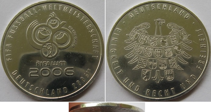  2006, Germany, Commemorative Silver Medal: FIFA World Cup   