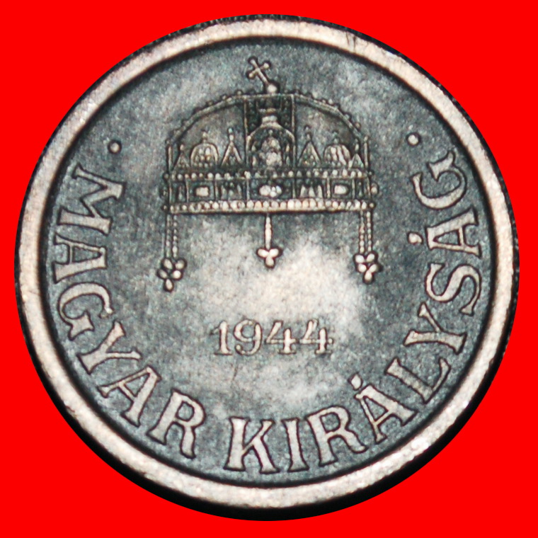  Ⰶ CROWN OF ST STEPHEN (1943-1944): HUNGARY ★2 FILLERS 1944! HORTHY 1920-1944★LOW START ★ NO RESERVE!   