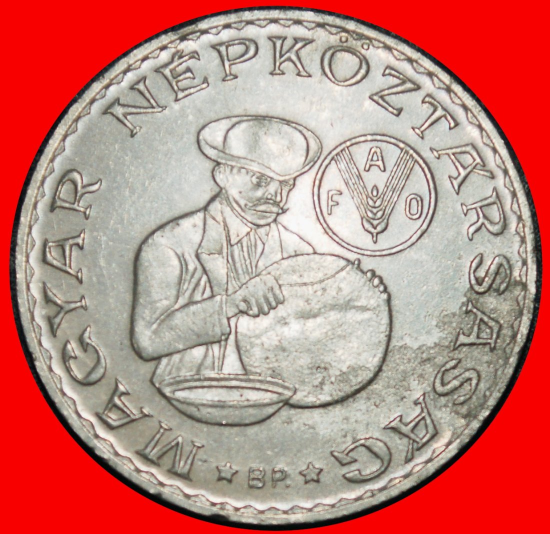 Ⰶ COMMUNIST WHEAT: HUNGARY ★ 10 FORINTS 1983 FAO UNCOMMON!★LOW START ★ NO RESERVE!