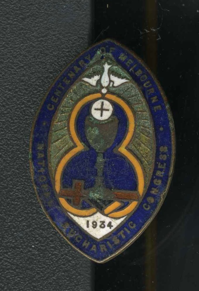 Eucharistic Congress Melbourne 1934 type 1