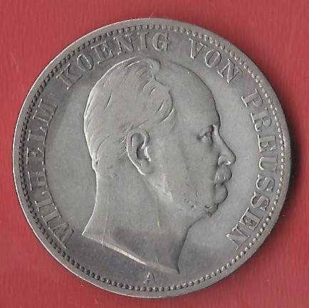  Thaler Preussen 1866 Koblenzer Muenzen Studio Münzankauf Koblenz Frank Maurer AL826   