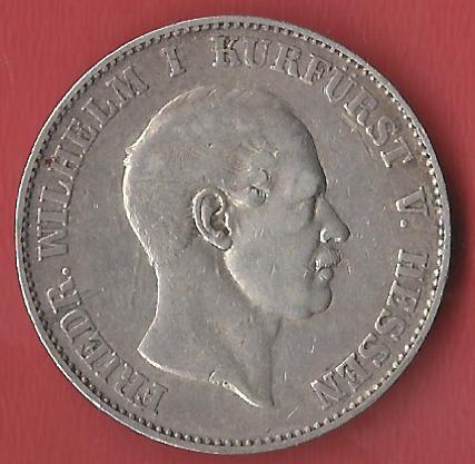  Thaler Hessen 1862 Koblenzer Muenzen Studio Münzankauf Koblenz Frank Maurer AL 827   