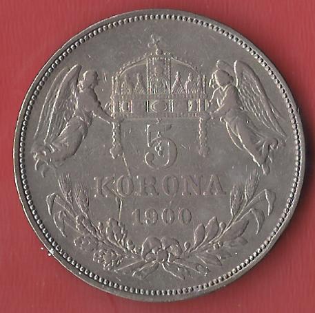  Österreich Ungarn 5 KR.1900 Koblenzer Muenzen Studio Münzankauf Koblenz Frank Maurer AL 830   
