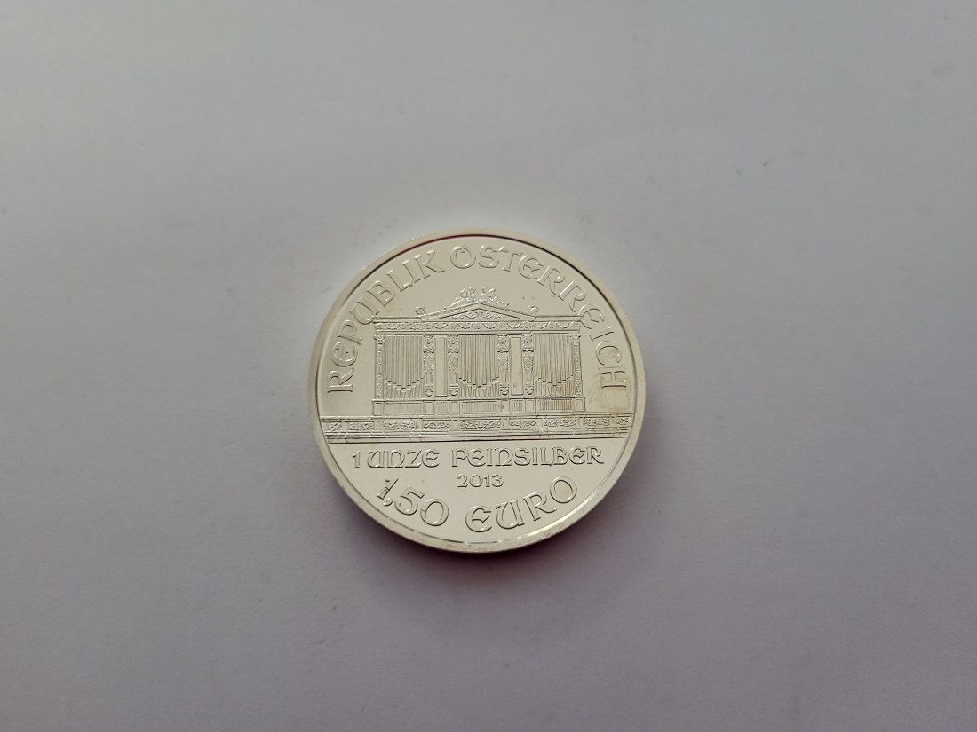 Philharmoniker 2013 1 OZ Unze silber 999 Österreich Spittalgold9800 (1248   