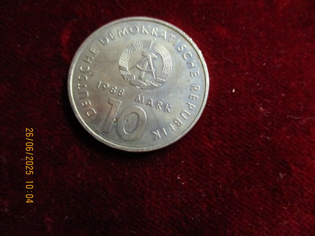  10 Mark DDR 1988 DDR Sport  12g   