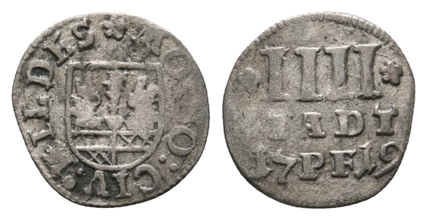  Altdeutschland; Kleinmünze 1719   