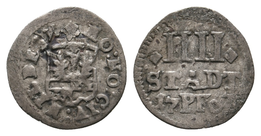  Altdeutschland; Kleinmünze 1707   