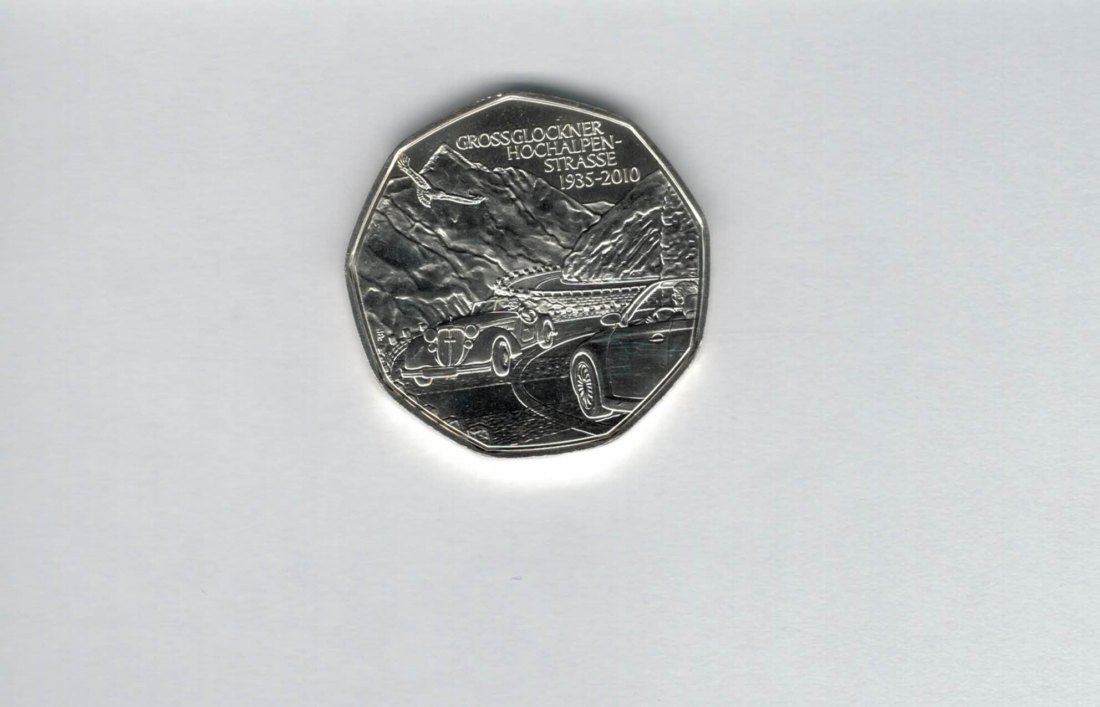  5 Euro 2010 Großglockner Hochalpenstraße silber/8g fein Österreich Spittalgold9800 (4974/18   