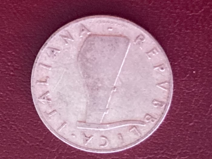  Münze Umlaufmünze Italien 5 Lire 1953   