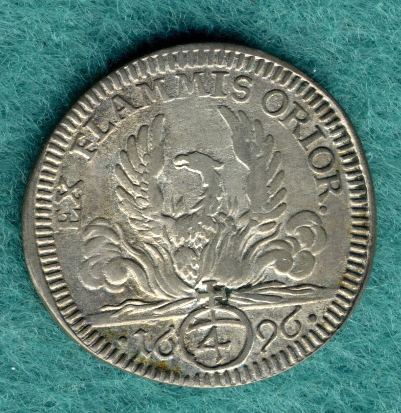 Hohenlohe-Waldenburg-Schillingsfürst - Ludwig Gustav (1656-1697) - 4 Kreuzer 1696