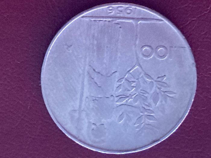  Münze Umlaufmünze Italien 100 Lire 1956   