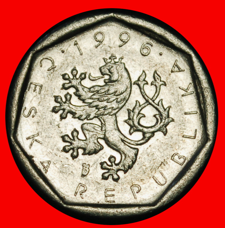  Ⰶ LION (1993-2003): CZECHIA ★ 20 HELLERS 1996 JUST PUBLISHED! MINT LUSTRE! ★LOW START ★ NO RESERVE!   