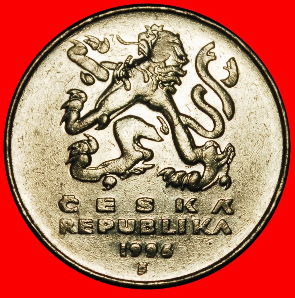  Ⰶ BRIDGE (1993-2024): CZECHIA ★ 5 CROWNS 1996 MINT LUSTRE! DIES I+A! ★LOW START ★ NO RESERVE!   