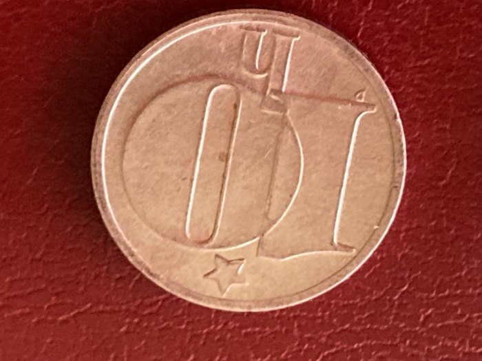  Münze Umlaufmünze Tschechoslowakei 10 Heller 1978   