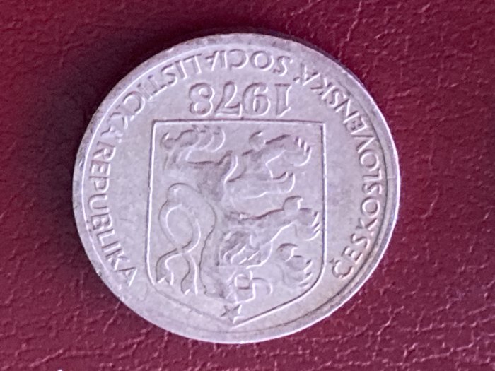  Münze Umlaufmünze Tschechoslowakei 10 Heller 1978   