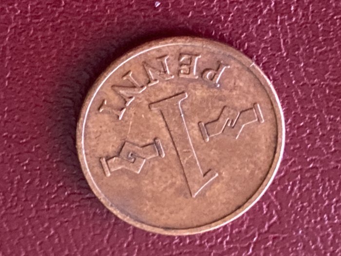 Münze Umlaufmünze Finnland 1 Penni 1967