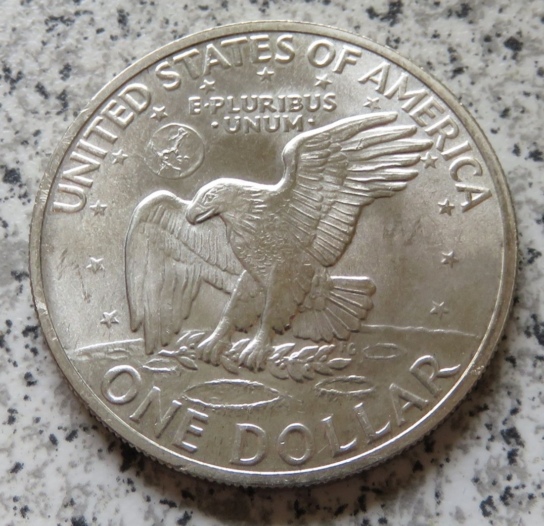  USA Eisenhower Dollar 1971 S, Silber   