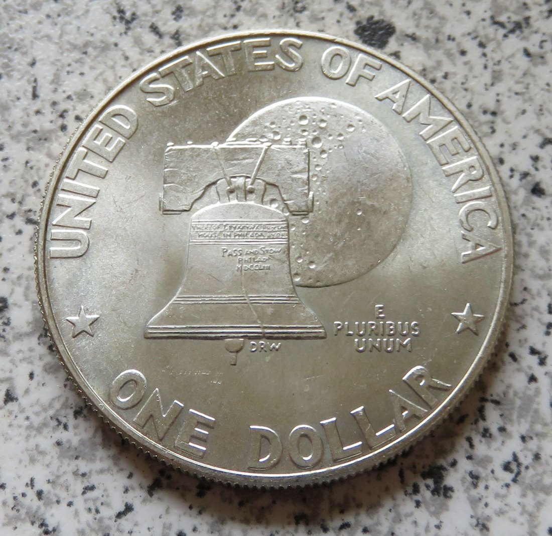  USA Eisenhower Dollar 1976 S, Silber   