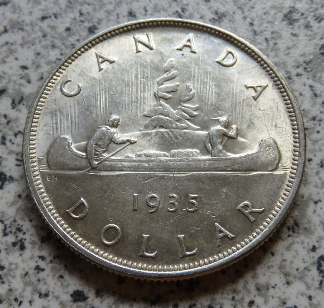  Canada 1 Dollar 1935, Erhaltung   