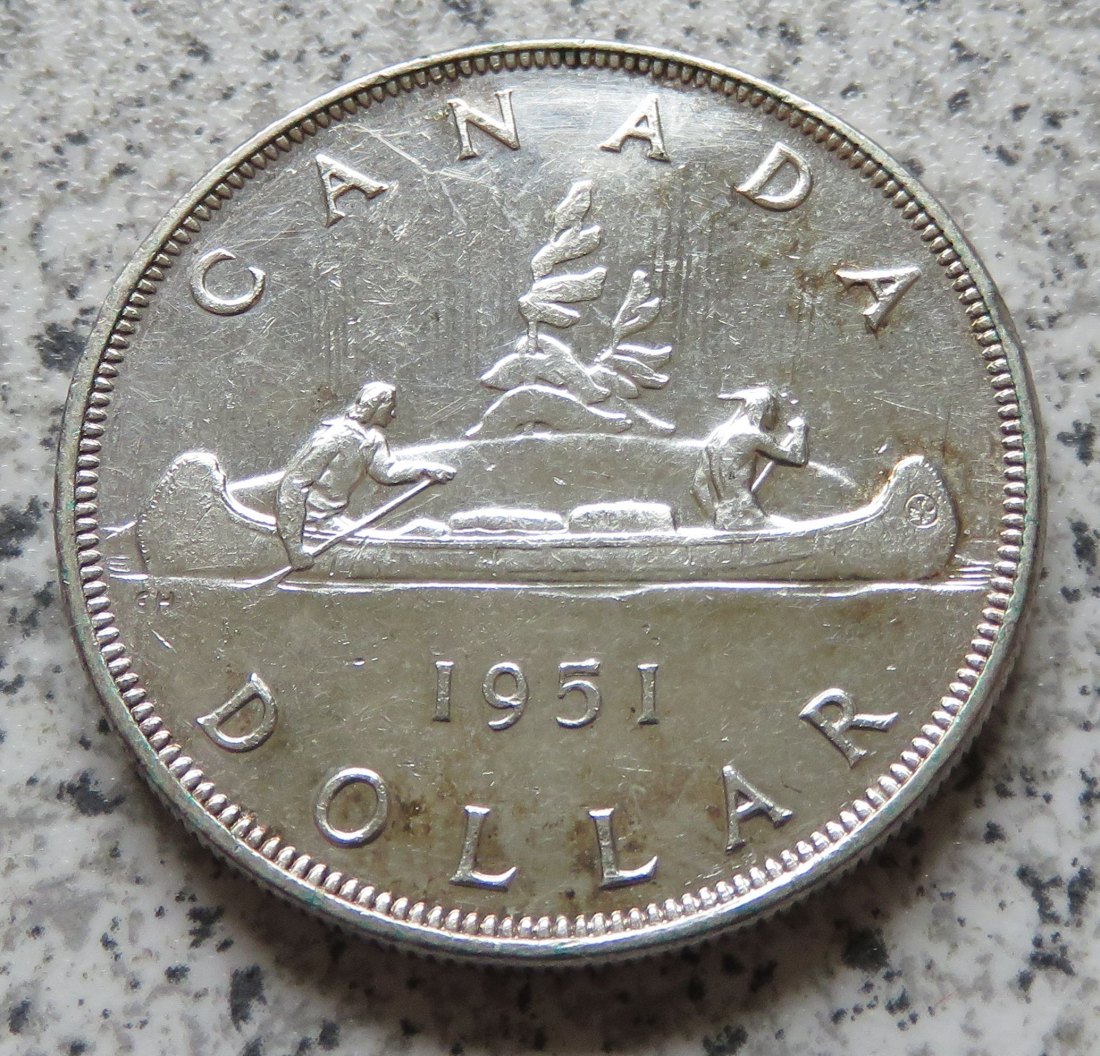  Canada 1 Dollar 1951   