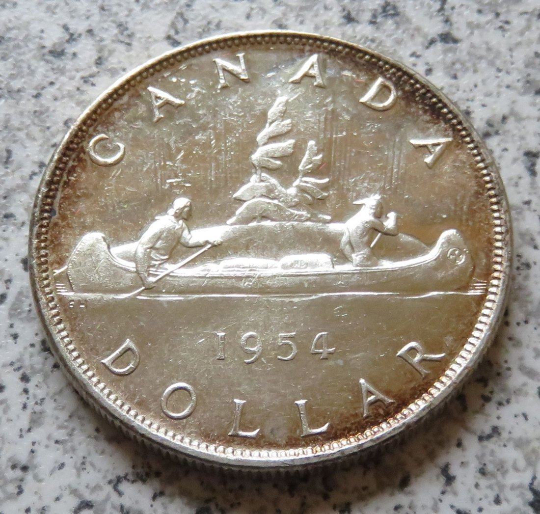  Canada 1 Dollar 1954   