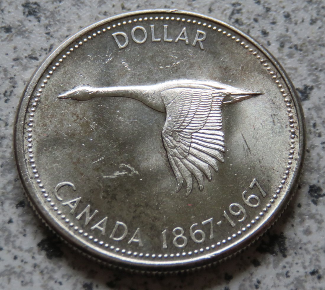  Canada 1 Dollar 1967   