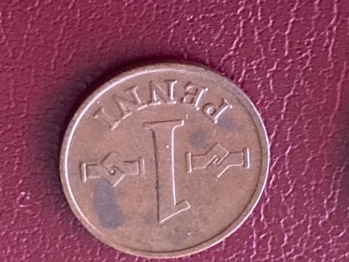 Münze Umlaufmünze Finnland 1 Penni 1968