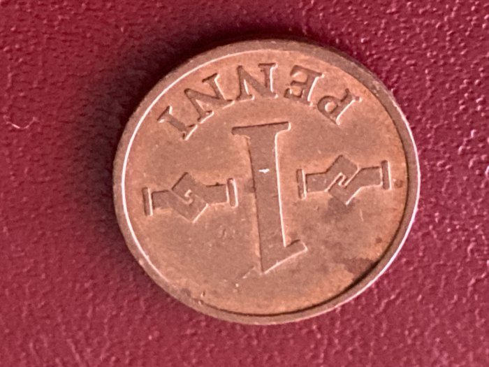 Münze Umlaufmünze Finnland 1 Penni 1963