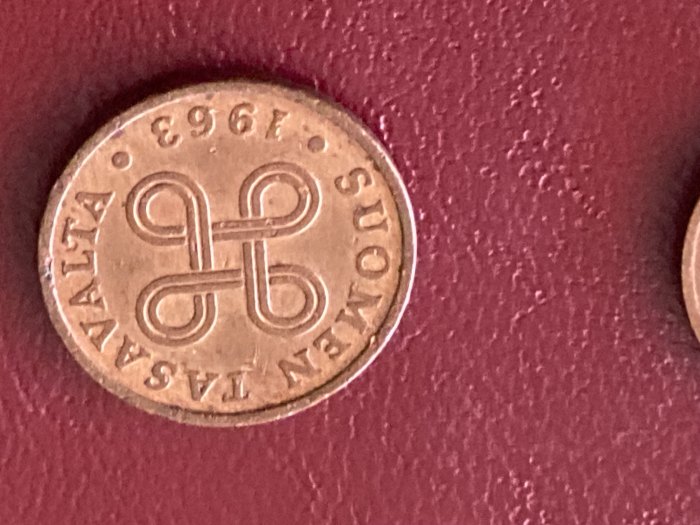  Münze Umlaufmünze Finnland 1 Penni 1963   