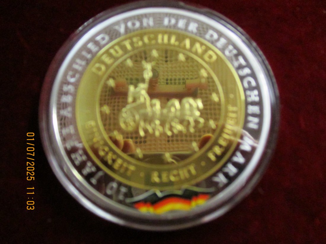  Medaille Die ersten 5 D - Mark Gedenkmünzen 110g /1101840   