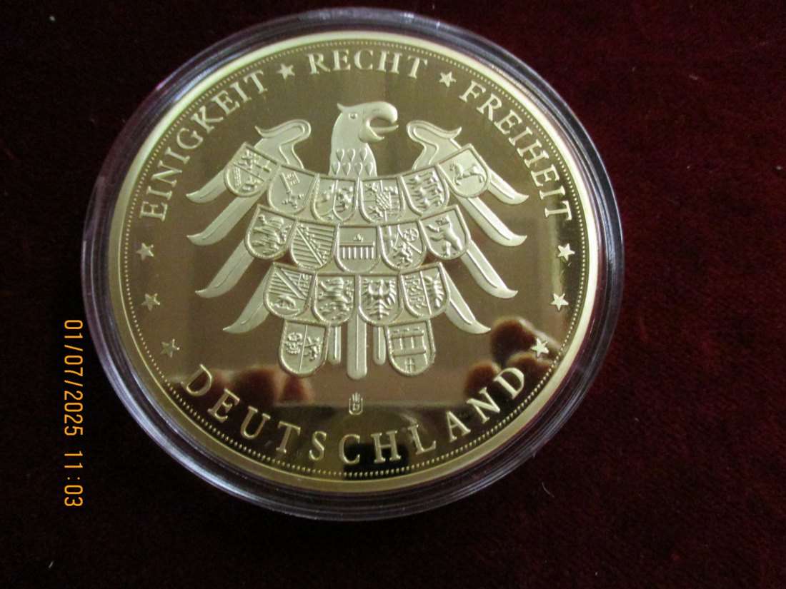  Medaille 25 Jahre Bundeshauptstadt Berlin 110g /1101840   