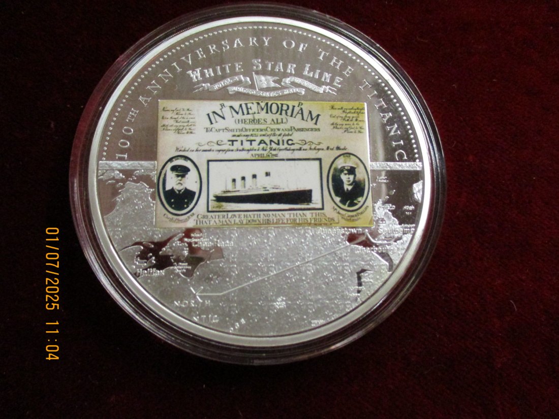 Medaille Titannic 110g /1101840   