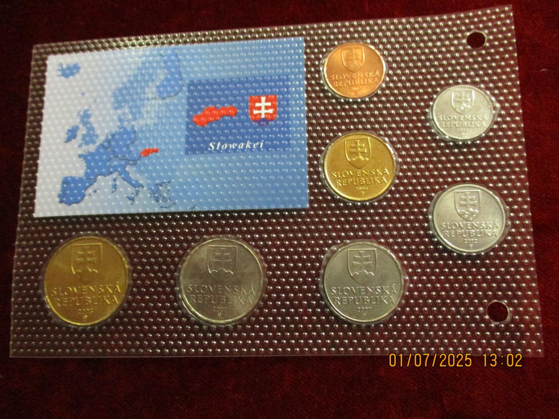  Satz Münzen Slowakei 30g /1   