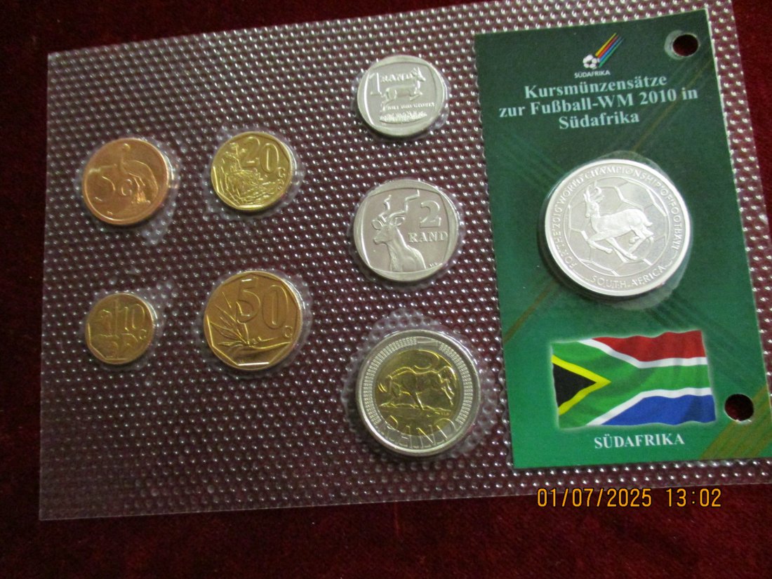  Satz Münzen Südafrika 52g /1   