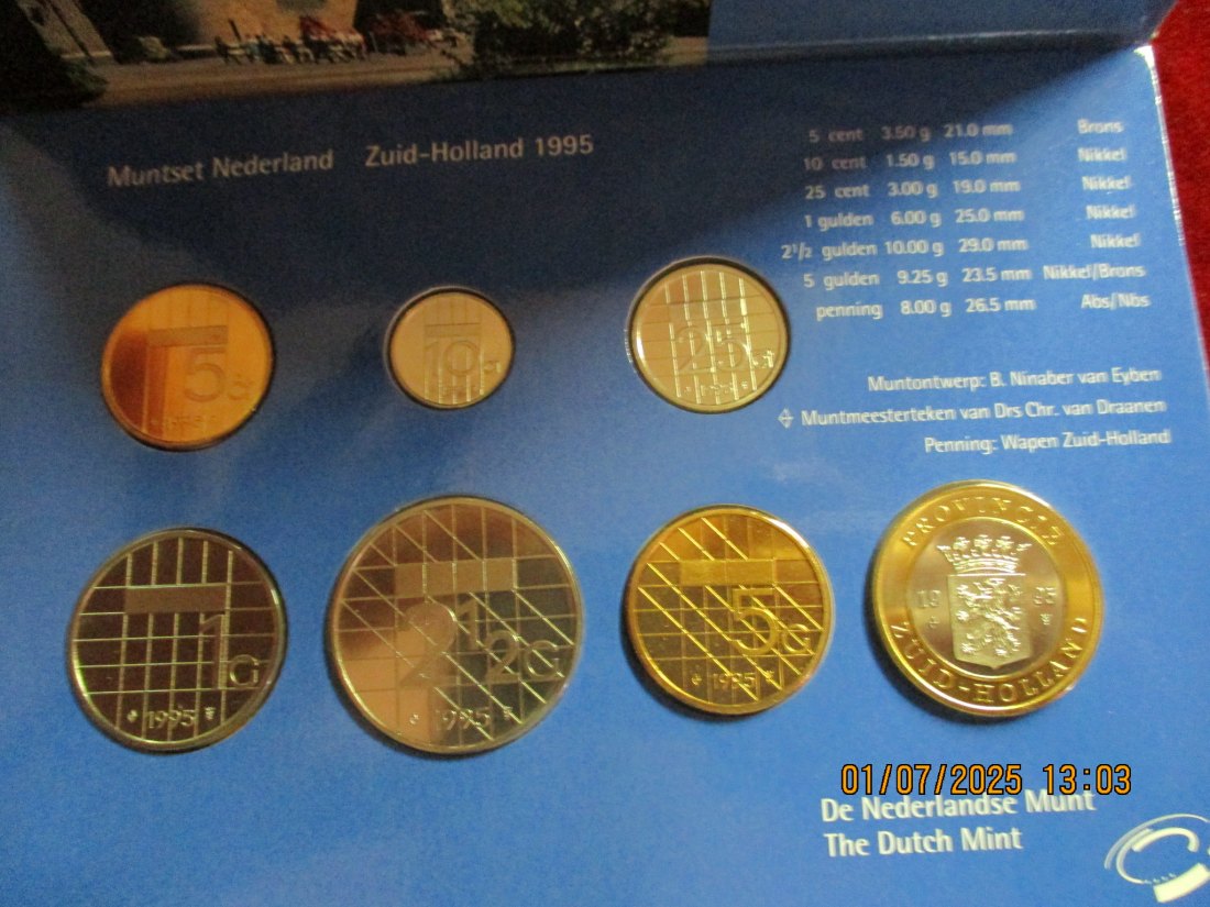  Satz Münzen Holland 67g /1   