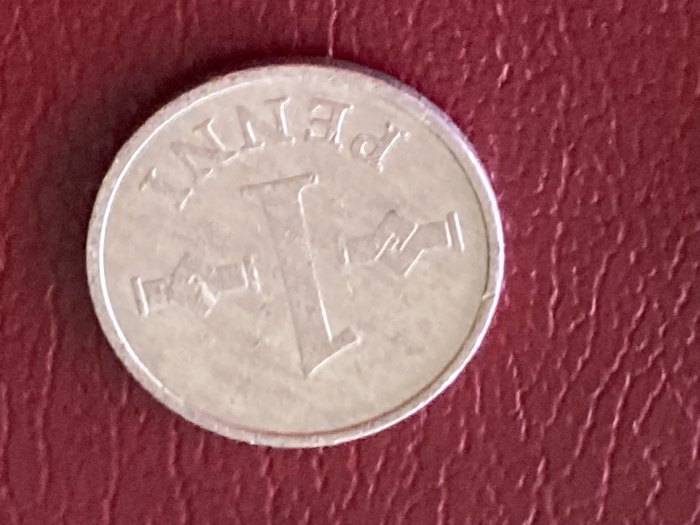 Münze Umlaufmünze Finnland 1 Penni 1974